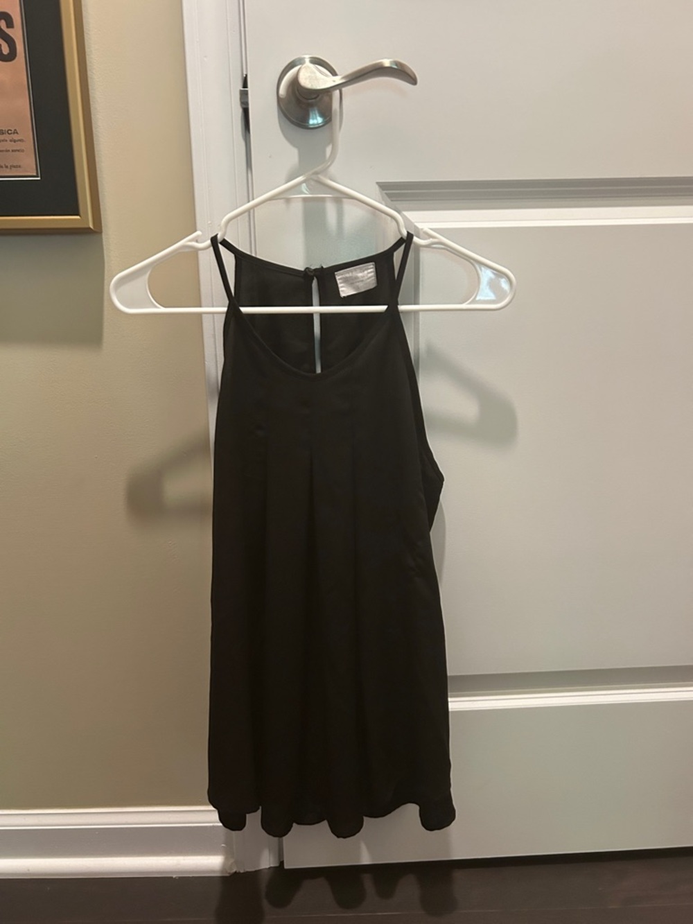 Sienna Sky Black Racerback Tank Top